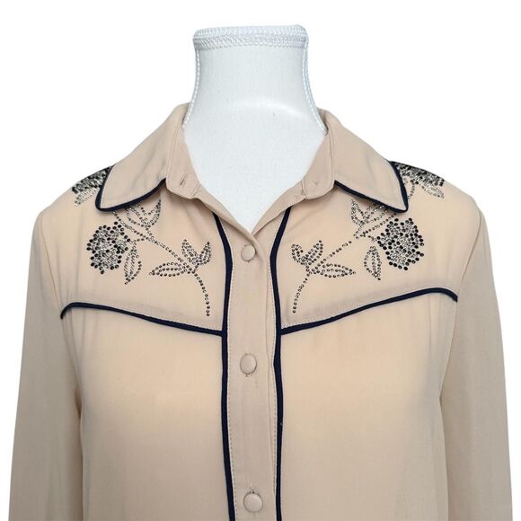 Forever 21 Button Down Long Sleeve Shirt - Picture 2 of 5